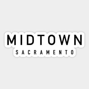 Midtown Sacramento Sticker